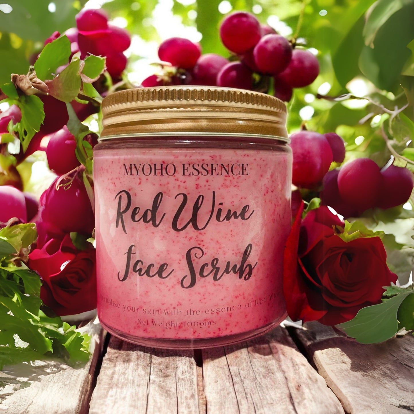 Red Wine Face Scrub