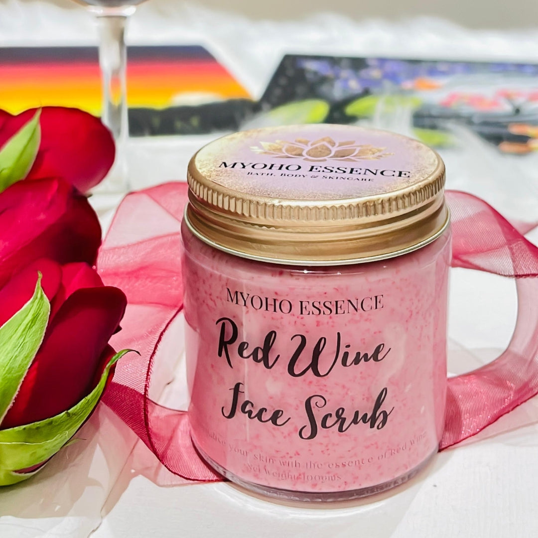 Red Wine Face Scrub