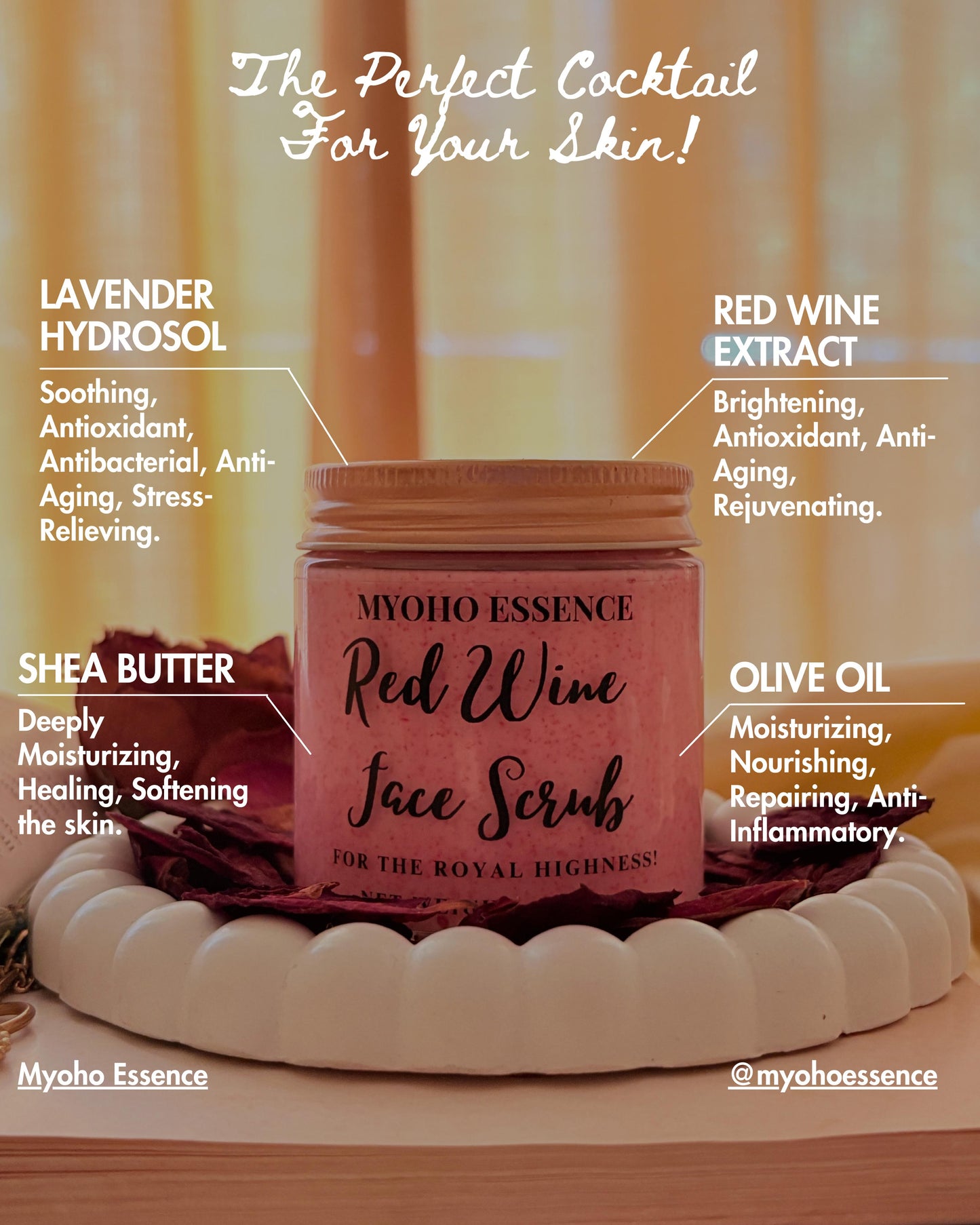 Red Wine Face Scrub