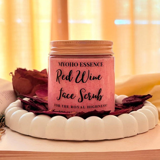 Discover the Magic of Red Wine Face Scrub